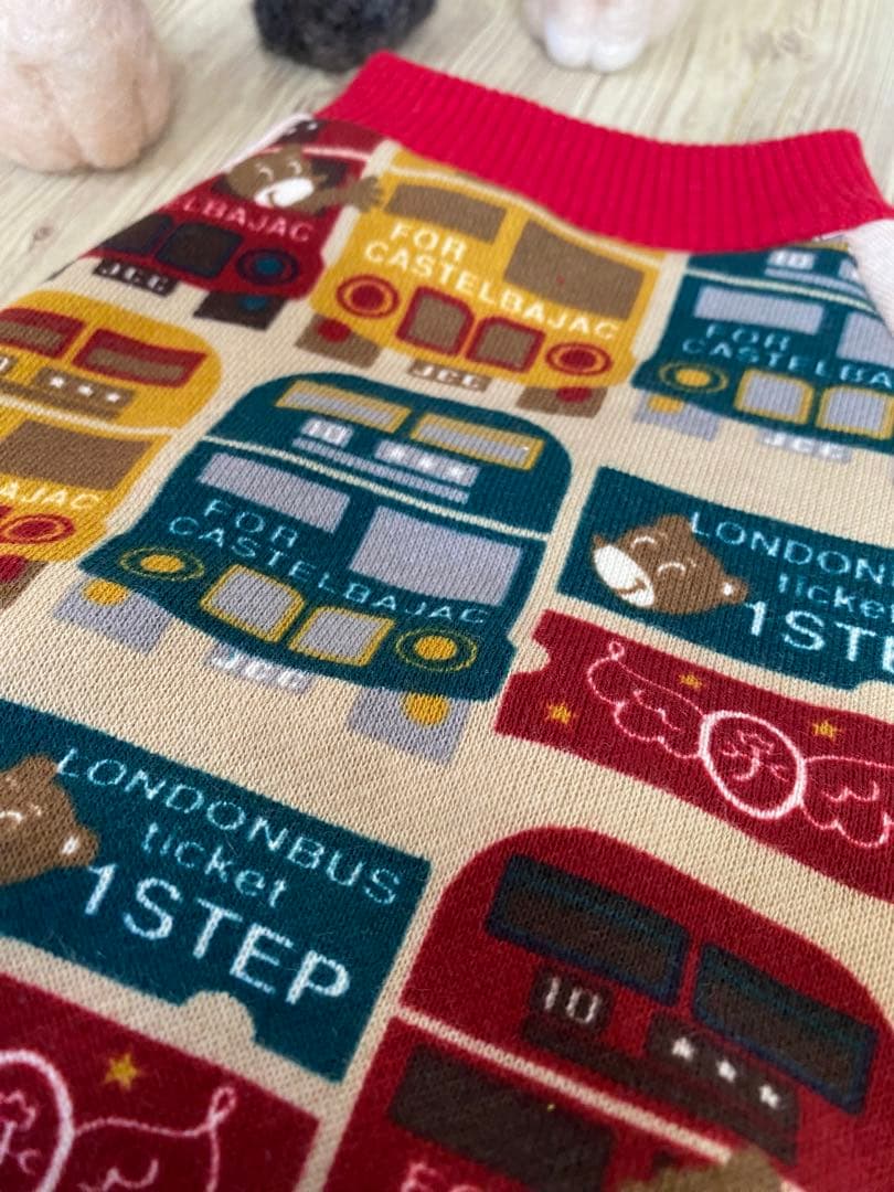 犬服  ラグラン(Ｓ)   ꒡̈⃝Lily꒡̈⃝ハンドメイド  値下げしました