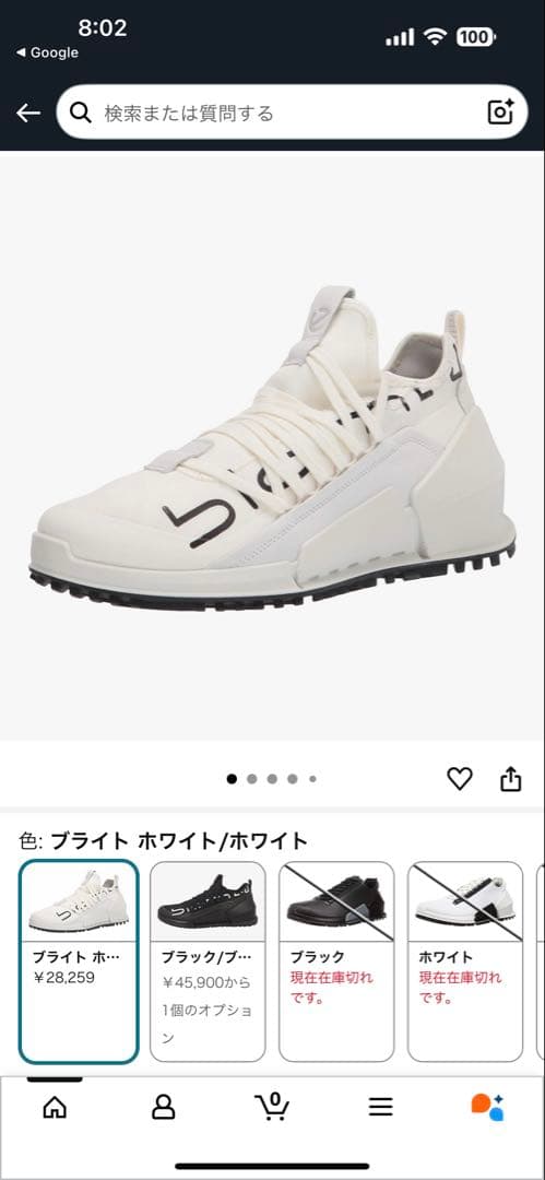 K*n様 エコー バイオム 2.0 ECCO BIOM 2.0 27.5cm C