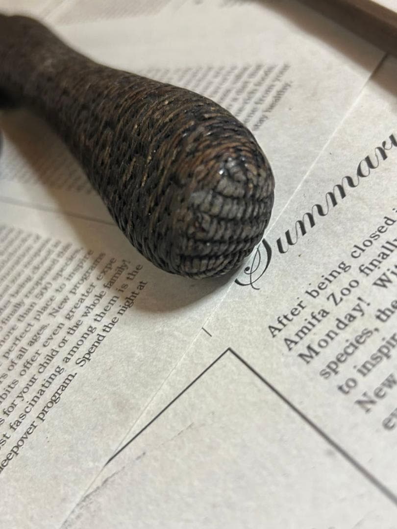 昭和のタバコ入れ　煙管入れ　材質不明 昭和レトロ　キセル