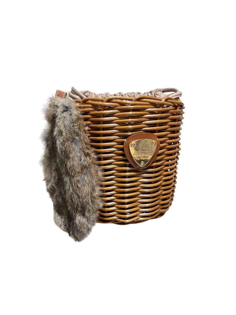 ATAO アタオ /BREEZE ブリーゼ カゴバッグ　ファーバッグ