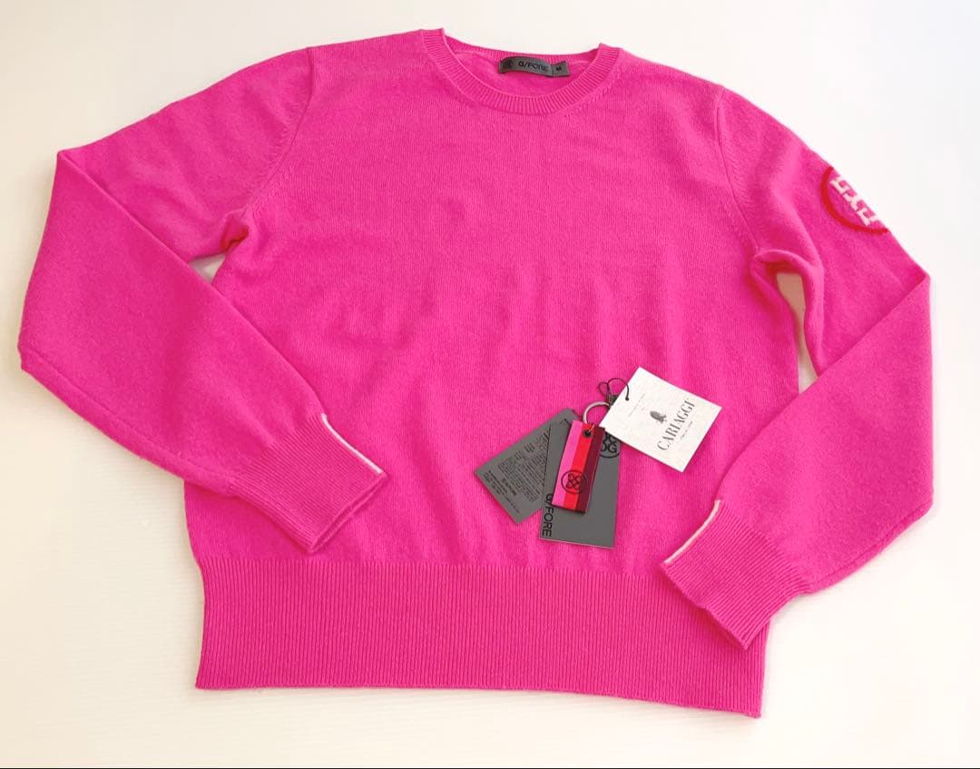 G/FORE ピンク カシミヤセーター ジーフォア
