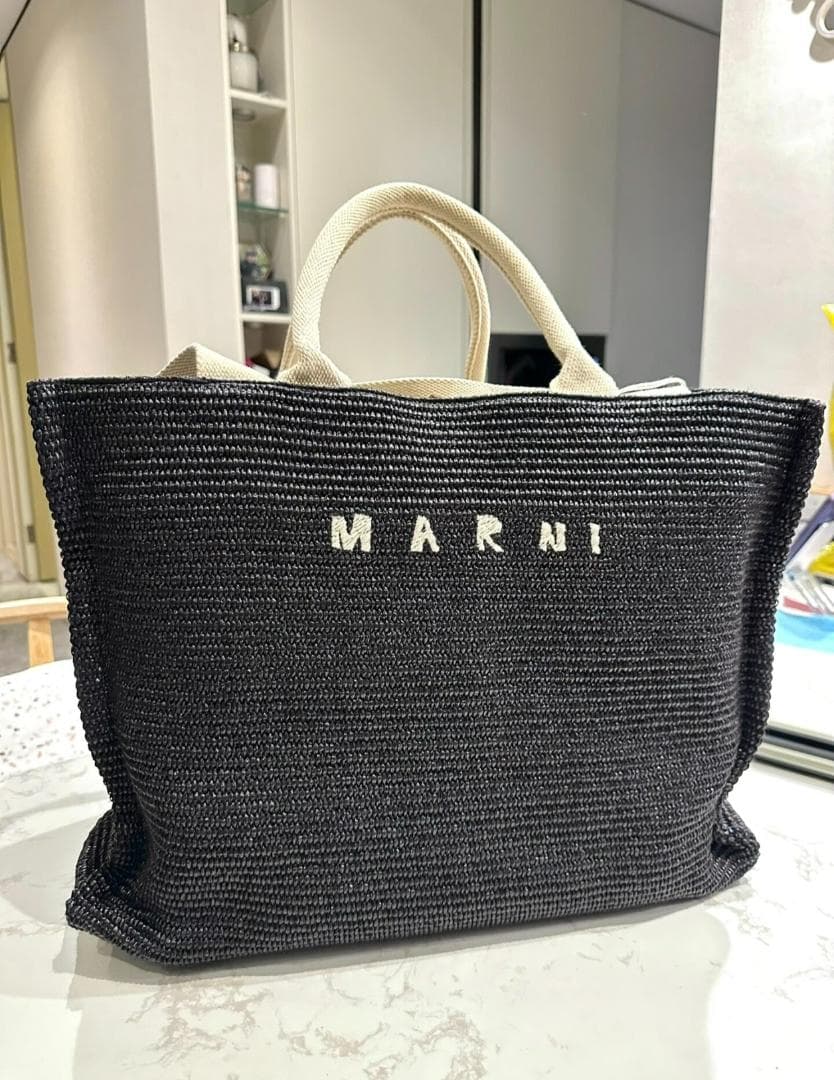 MARNI マルニ かごバッグ 2WAY 黒