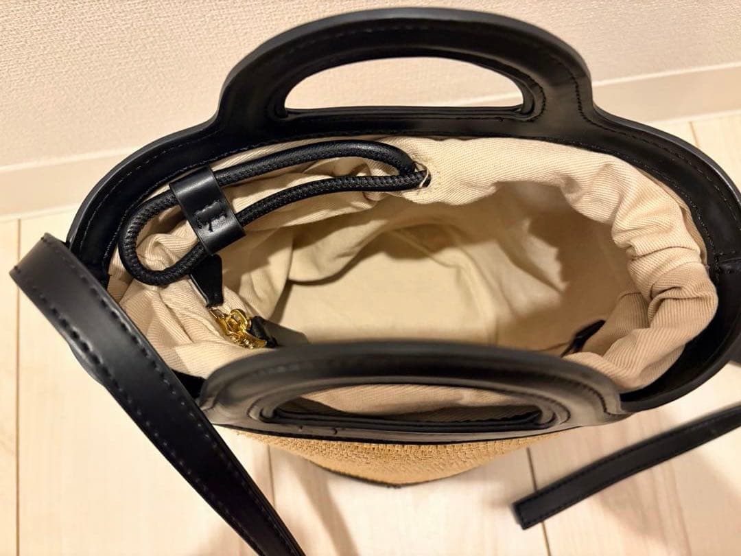 【美品・巾着付き】MARNI かごバッグ