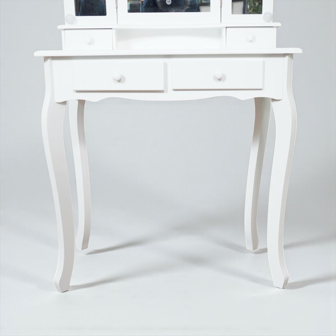 送料無料【新品】アンティーク 調 女優ドレッサーセット