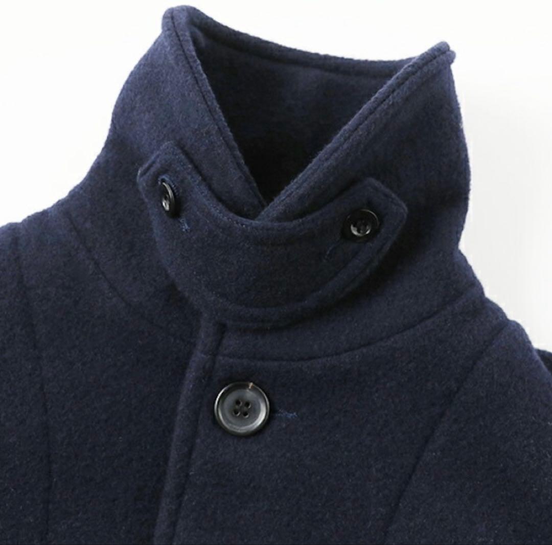 DANTON ダントン ウールモッサ ジャケット 38 ネイビー