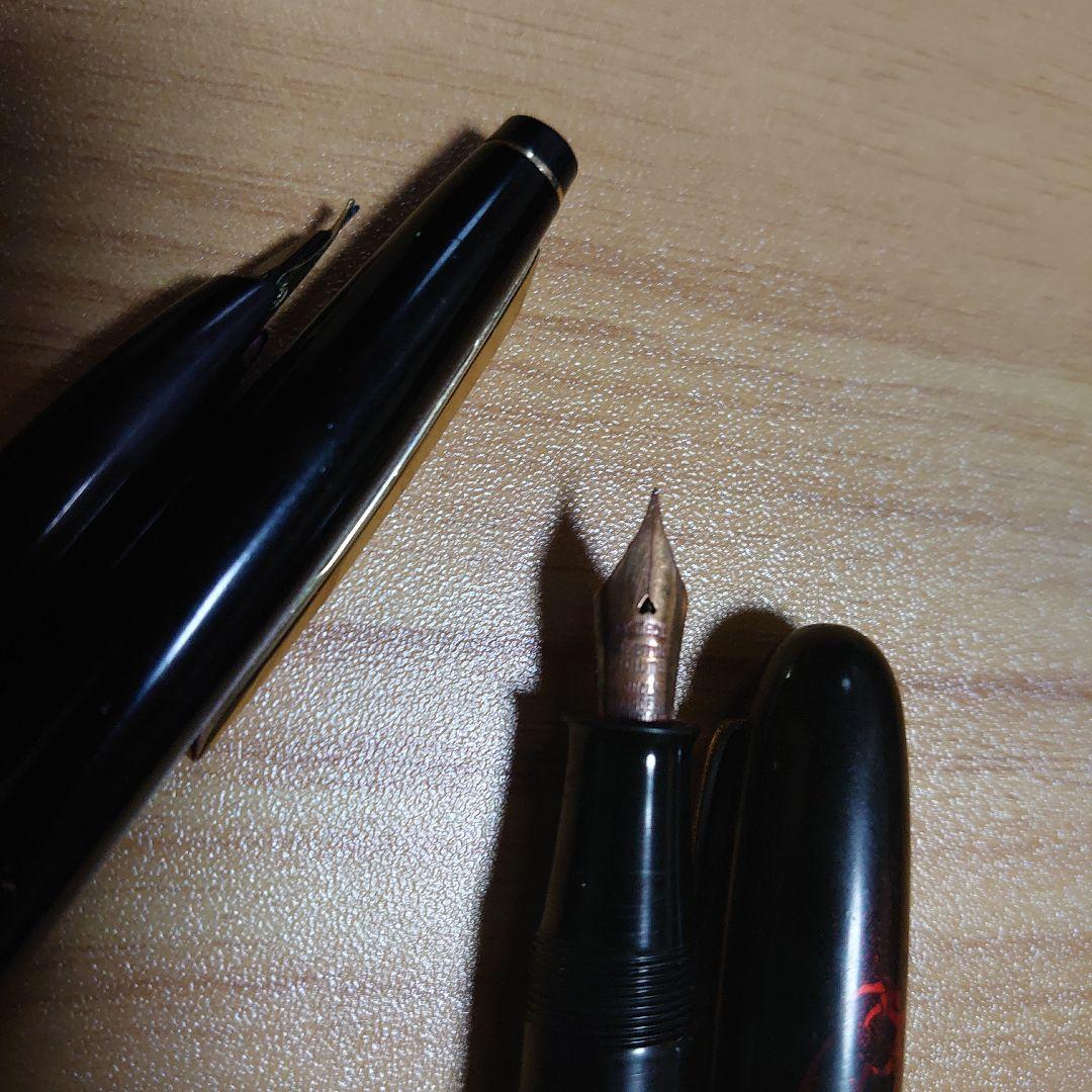 ジャンク蒔絵万年筆セット