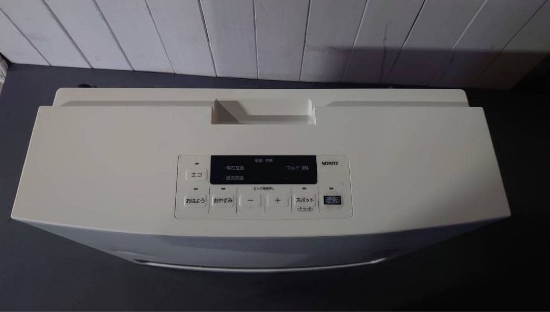 【LPガス】NORITZ ガスファンヒーター (ガスホースなし)中古品