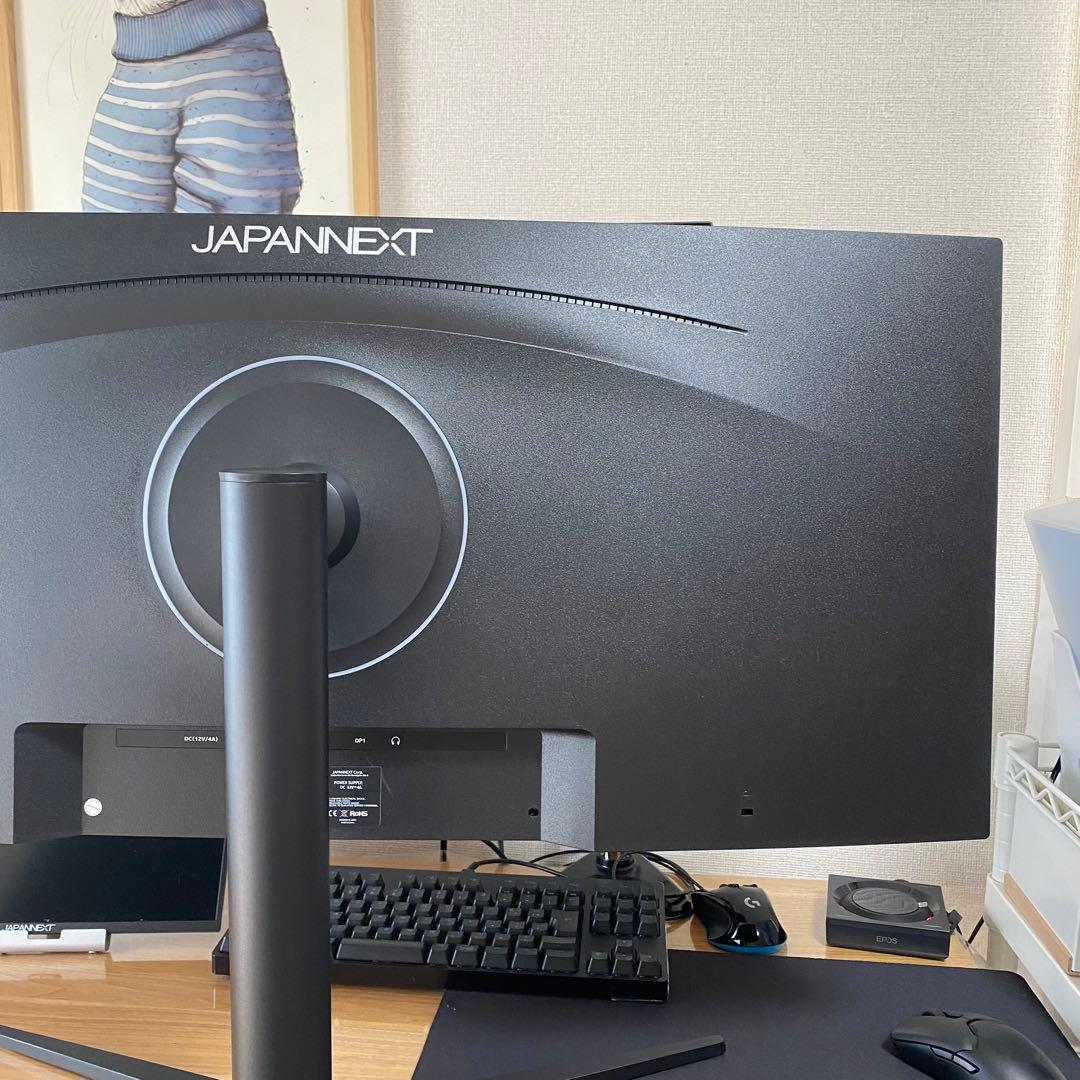 【超美品】ウルトラワイドモニター 34インチ 曲面 IPS JAPANNEXT