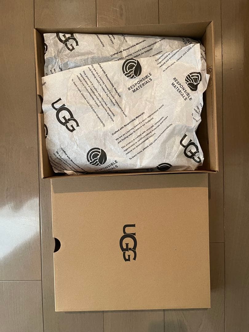 UGG ブラック ウルトラミニ　プラットフォーム　厚底　ムートンブーツ 25cm