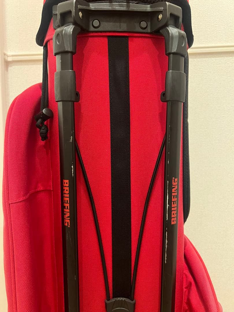 BRIEFING キャディバッグ 赤　ホリデー　ブリーフィング