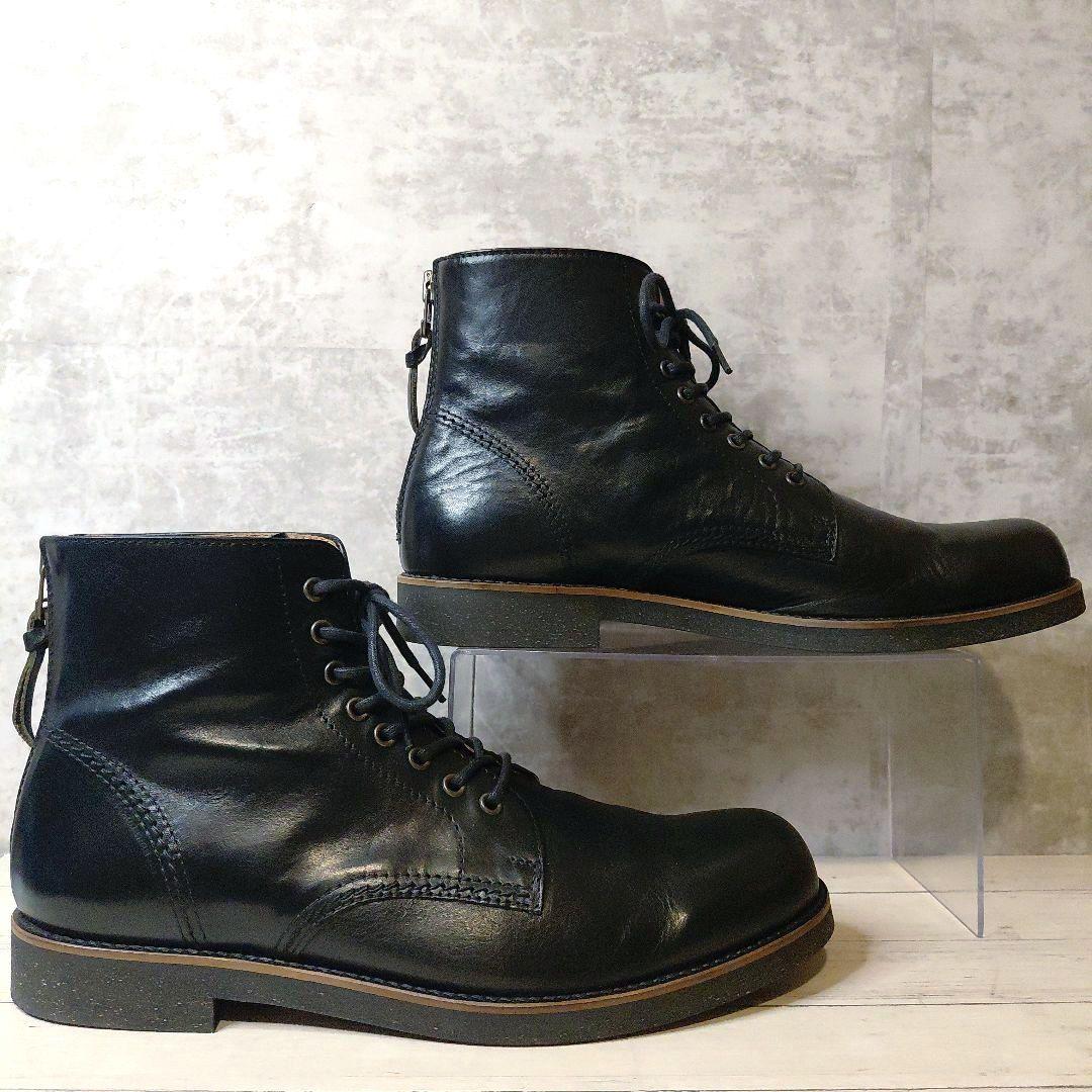 美品✨PADRONE バックジップ チャッカブーツ レースアップ 42 27.5