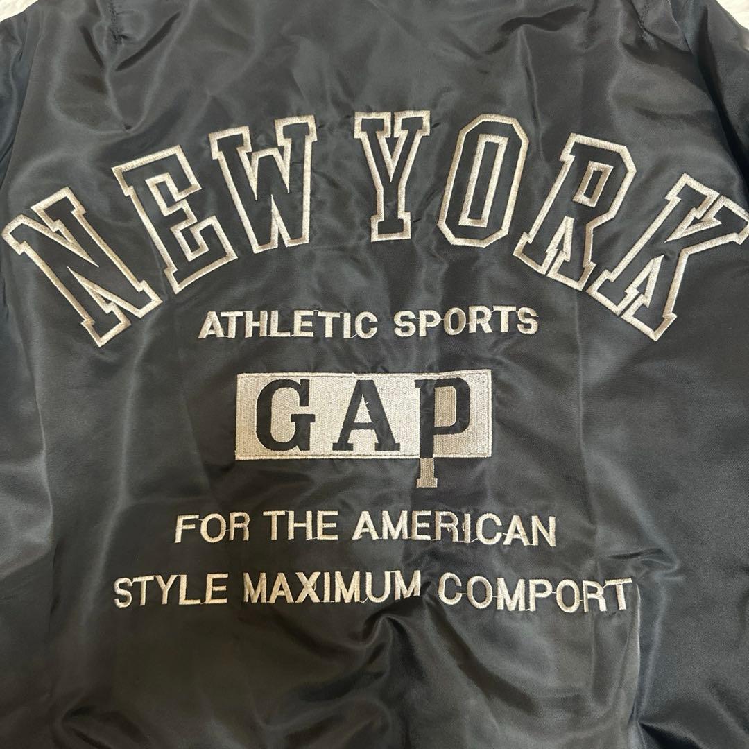 ⭐️極美品　80s OLD GAP オールドギャップ　スタジャン　両面刺繍