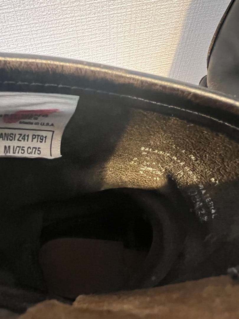 Red Wing ブーツ ANSI Z41 PT91 MI/75C/75