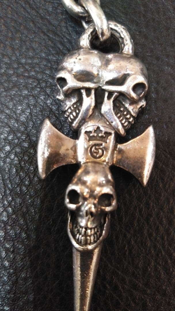 シルバー925 ガボール タイプ ウォレットチェーン ハンガーチェーン 160g