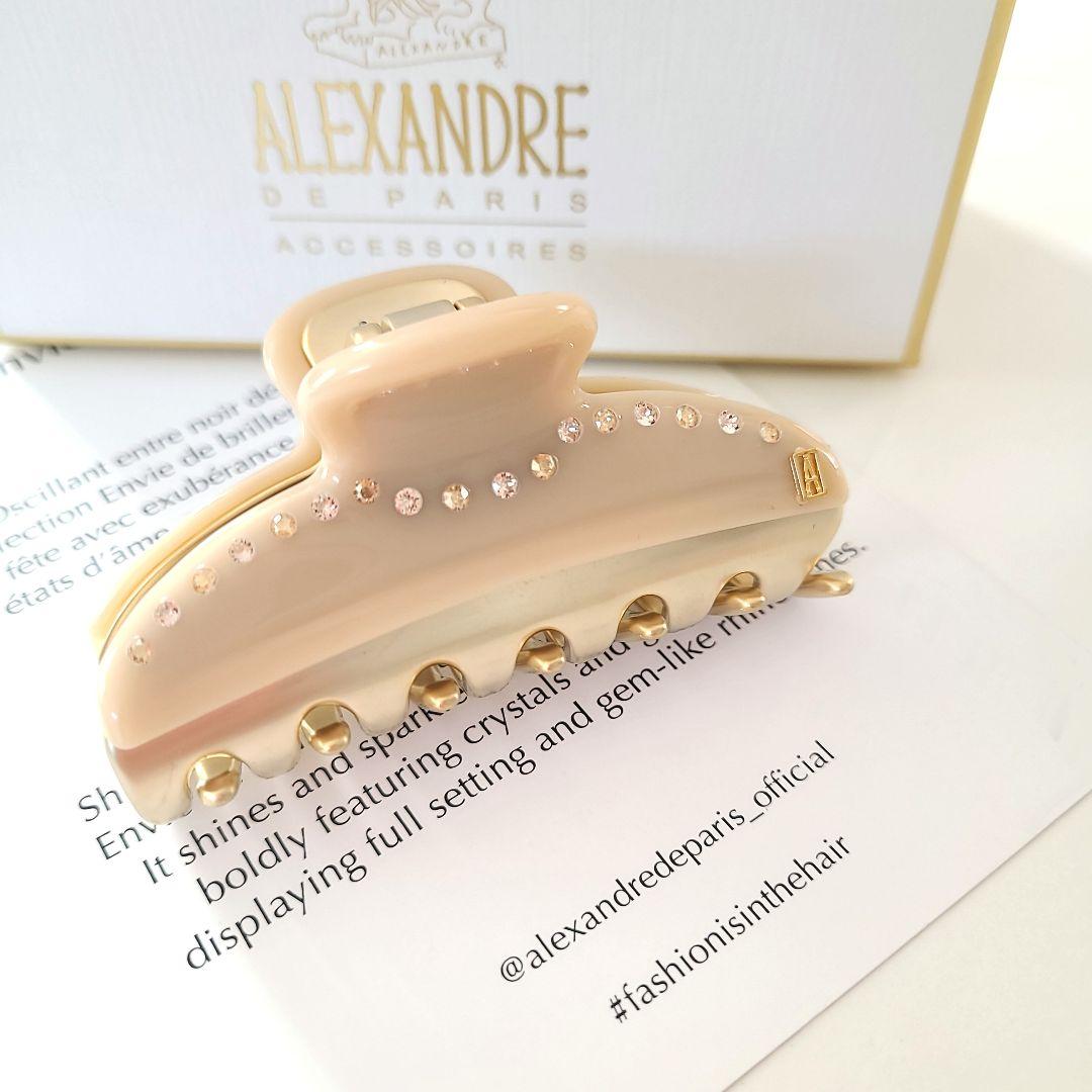 【2色クリスタル】アレクサンドルドゥパリ◇ヴァンドームクリップM