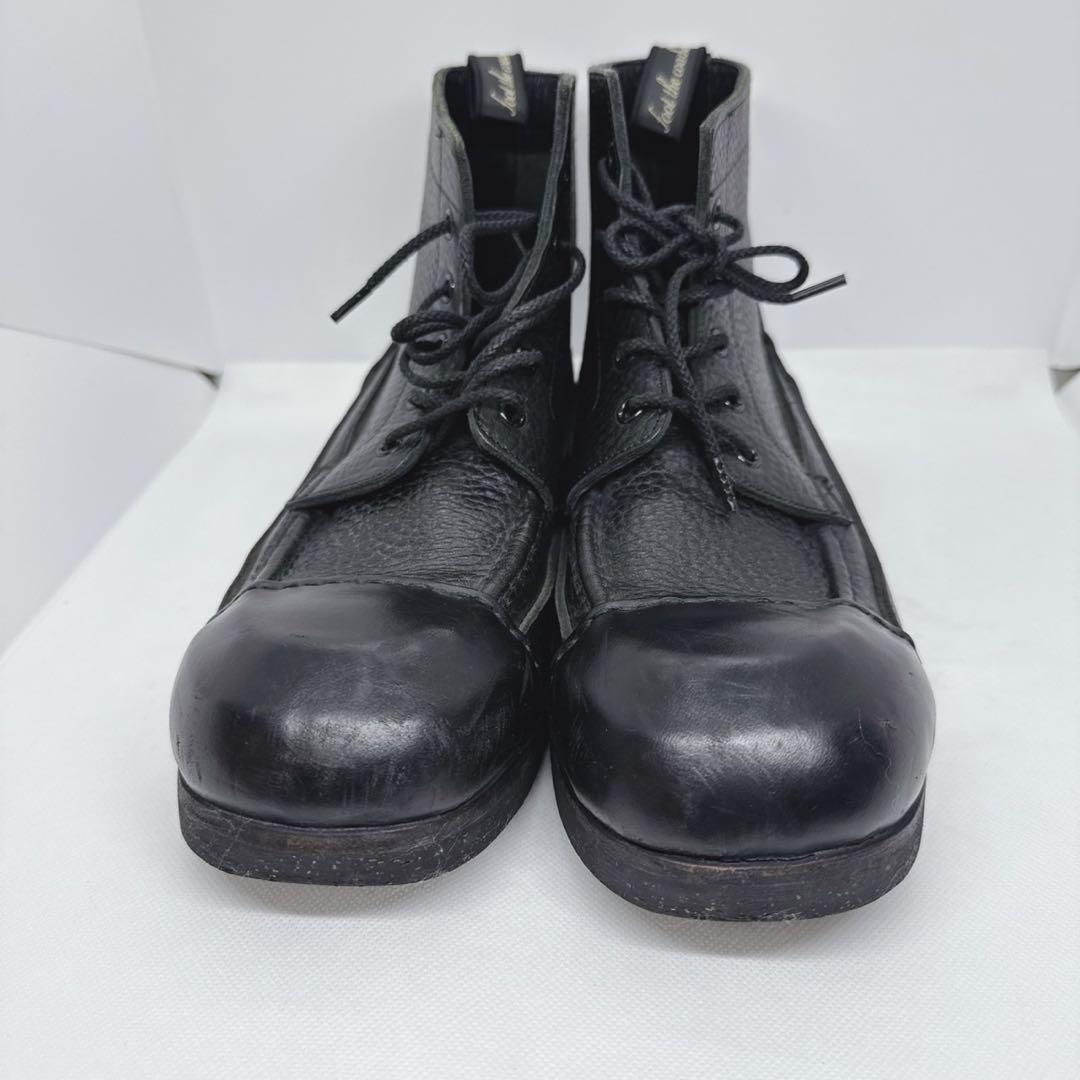 foot the coacher モカシン ワークブーツ 黒 7 26cm