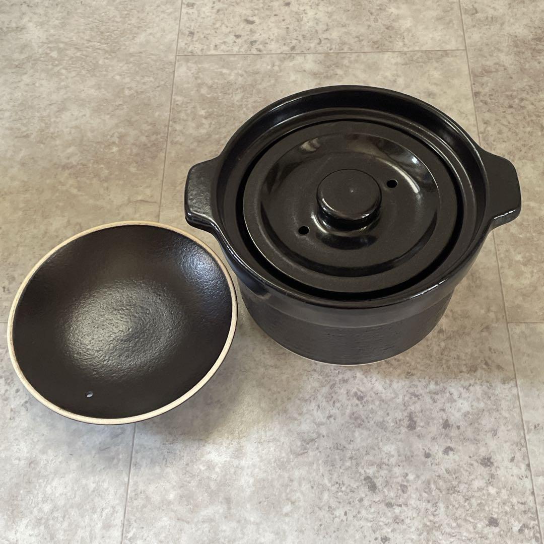 【未使用】Rinnai リンナイ　かまどさん　自動炊き　炊飯専用土鍋