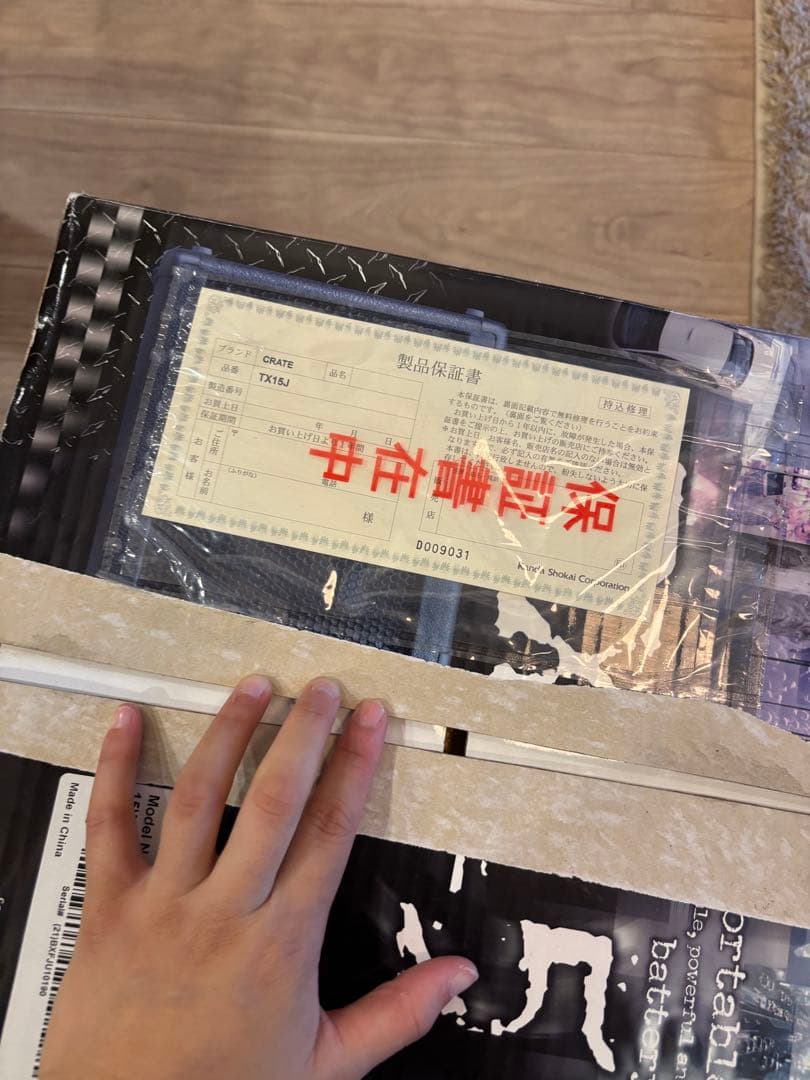 CRATE クレイト TX15J ギターアンプ ストリートアンプ 説明書 箱付き