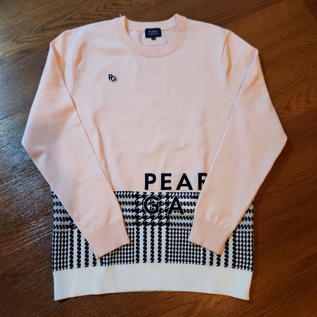 【新品未使用】パーリーゲイツ 薄手ニットセーター ピンク 5(M)