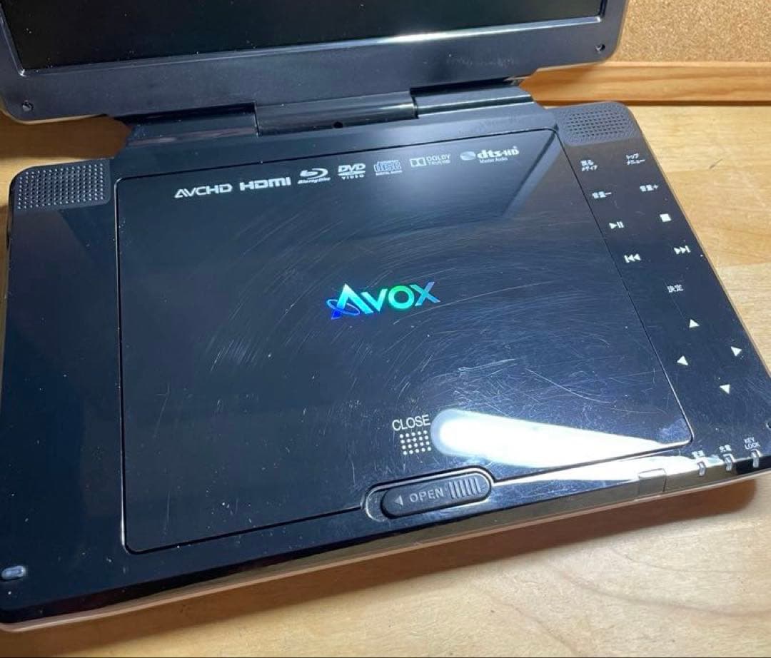 Avox ポータブルDVD・BD・Blu-rayブルーレイプレーヤー