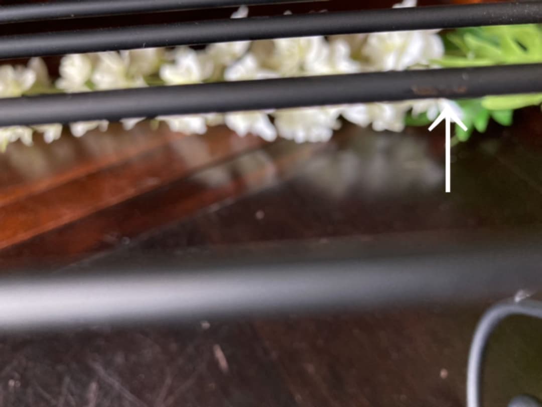 ちゃみ1990年黒アイアンシェルフガーデンシェルフ横幅27㎝