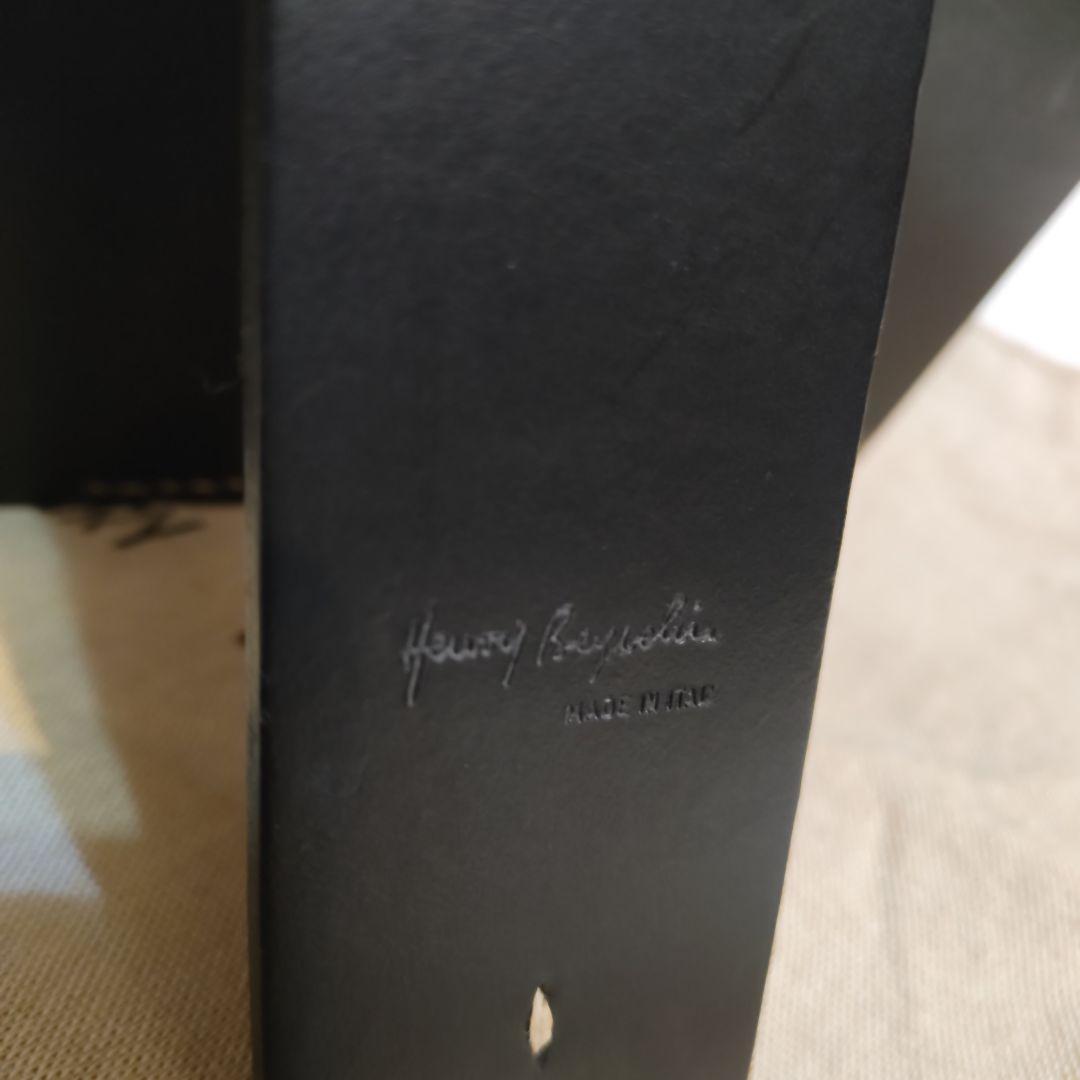 【幻レア・ほぼ未使用】エンリーベグリン　レザー　フォトフレーム ブラック　写真立