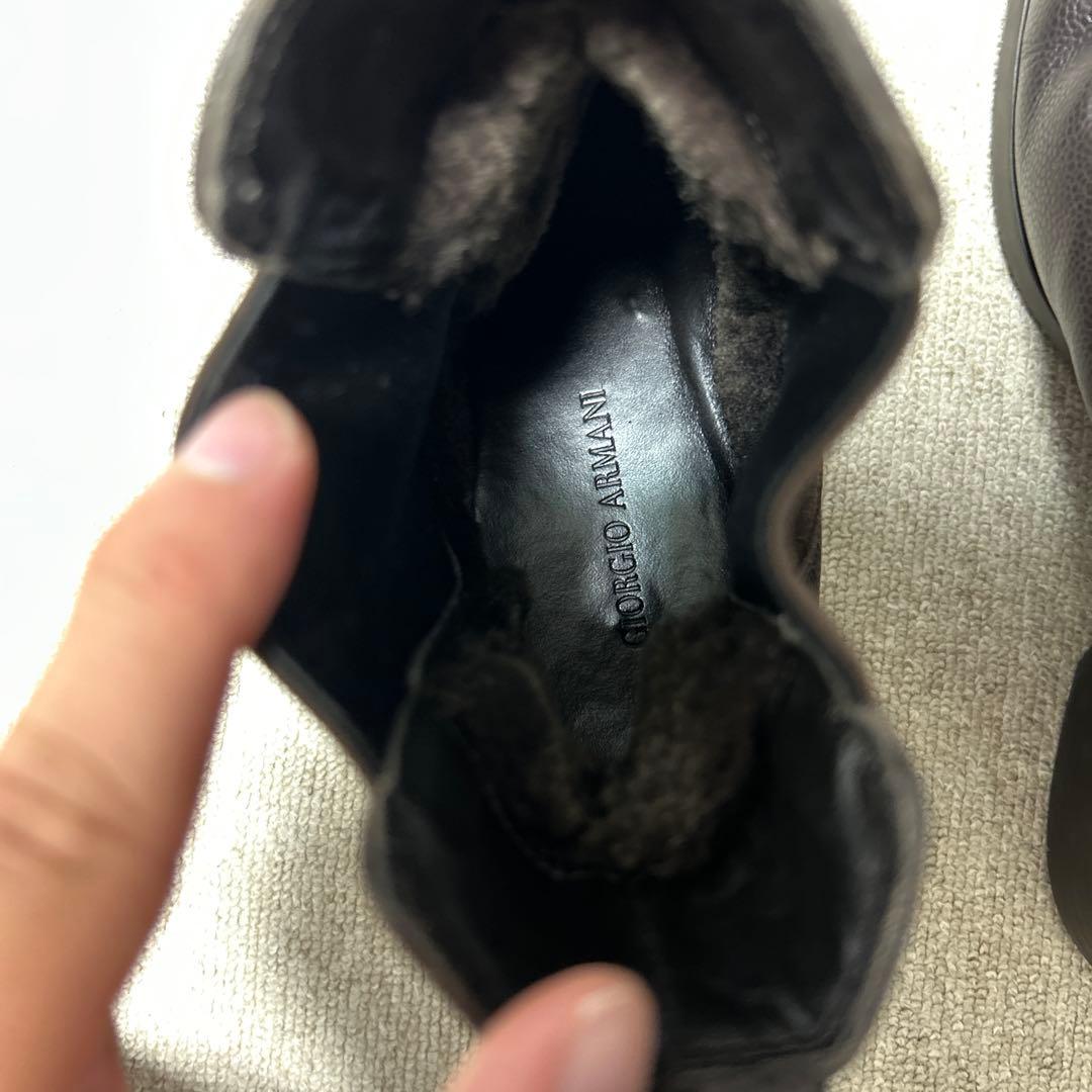 GIORGIO ARMANIジョルジオアルマーニ　サイドゴアブーツ　ハイブラ