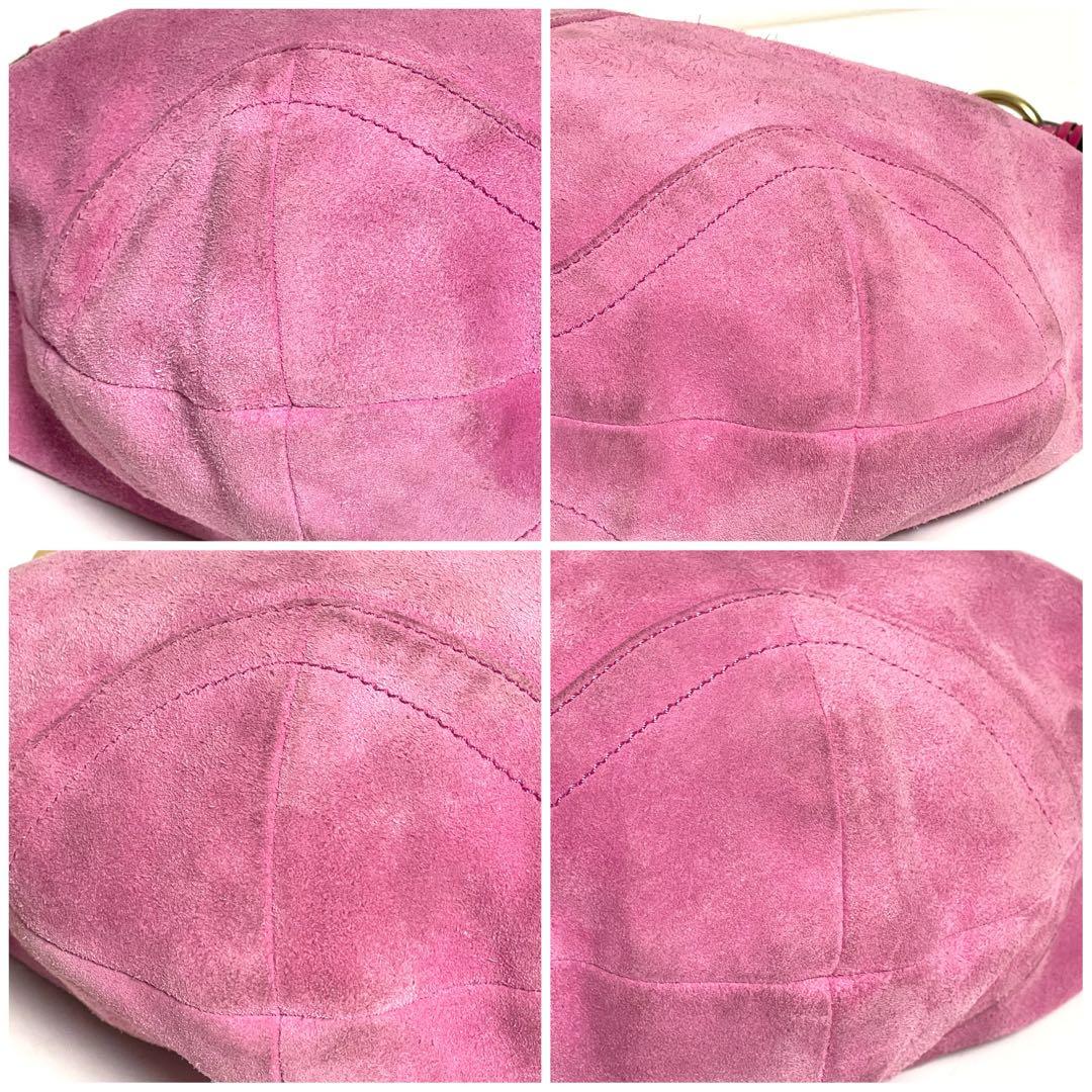 バッグ Coach Soho Shoulder Bag Suede Leather