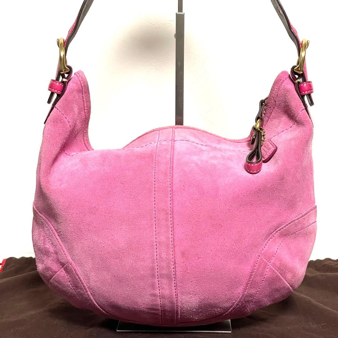 バッグ Coach Soho Shoulder Bag Suede Leather