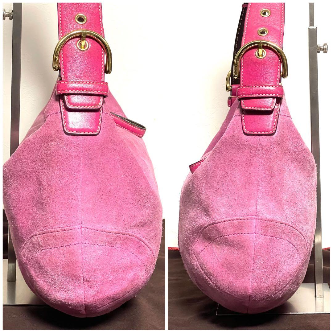 バッグ Coach Soho Shoulder Bag Suede Leather
