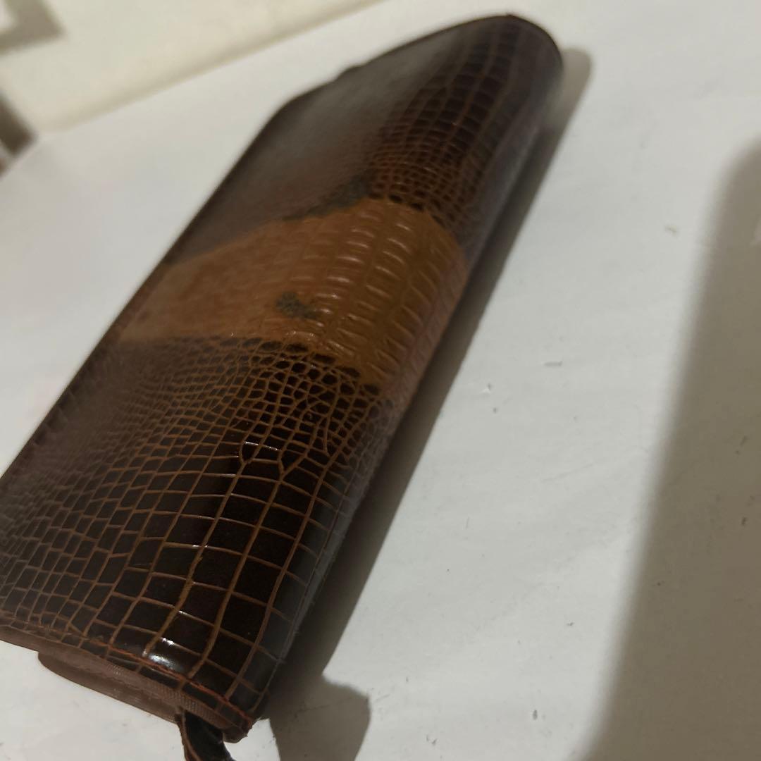 昭和レトロ　洗面セット　ワニ皮