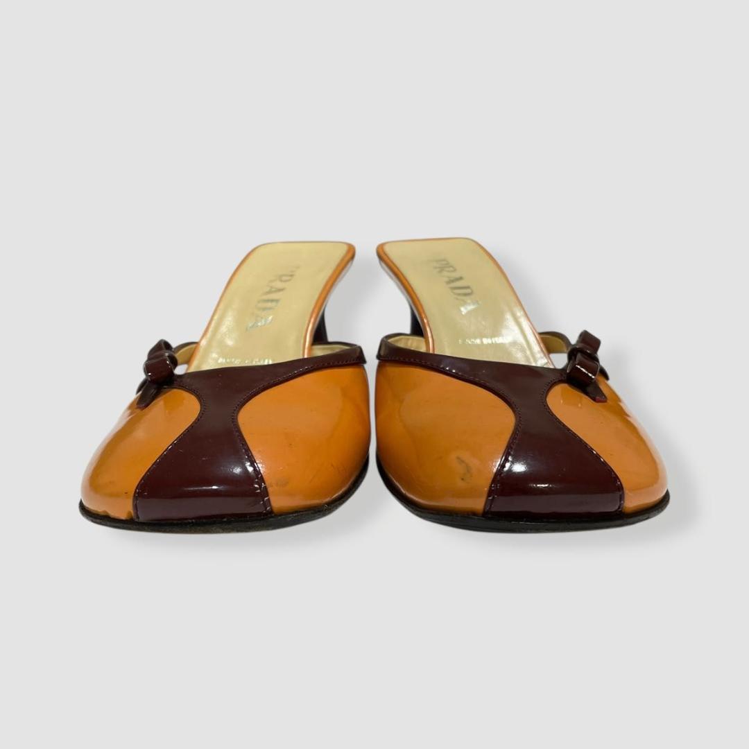 靴 Archive prada patent leather mules 36.5