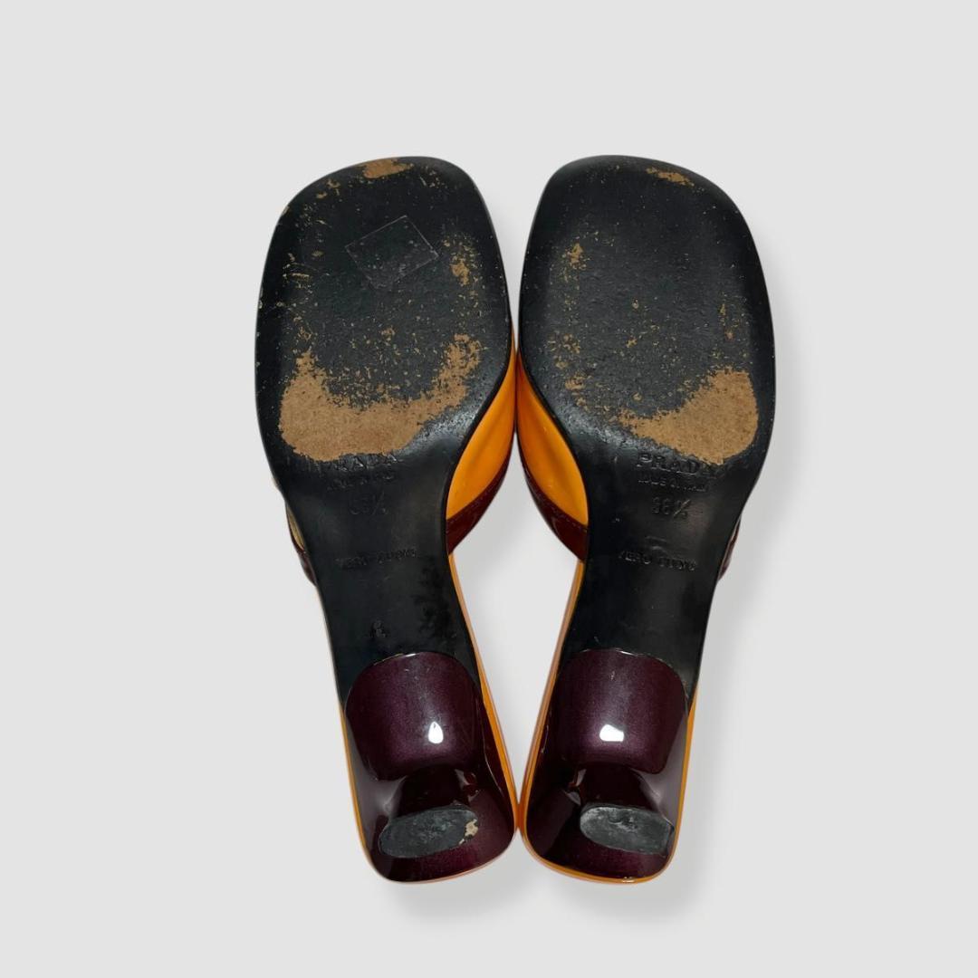 靴 Archive prada patent leather mules 36.5