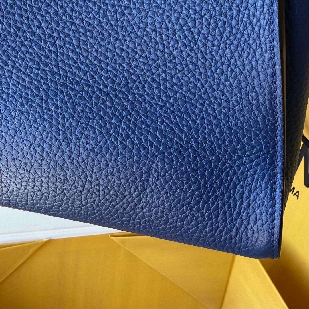 FENDI ピーカブー　セレリア ミニ　2WAYハンドバッグ ブルー