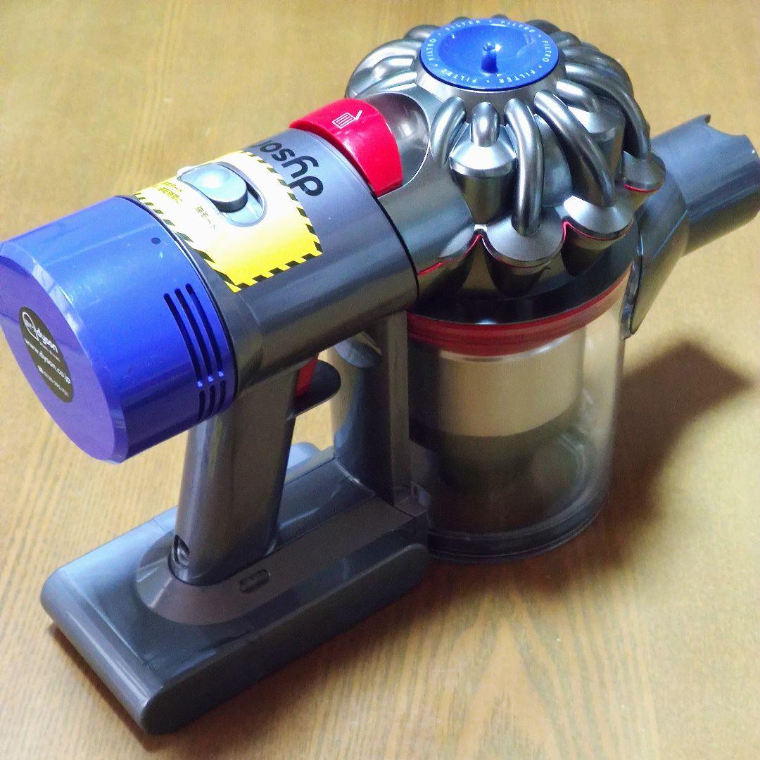 ダイソンV8 SV10掃除機 完全分解清掃済み 動作品 純正バッテリー２つセット