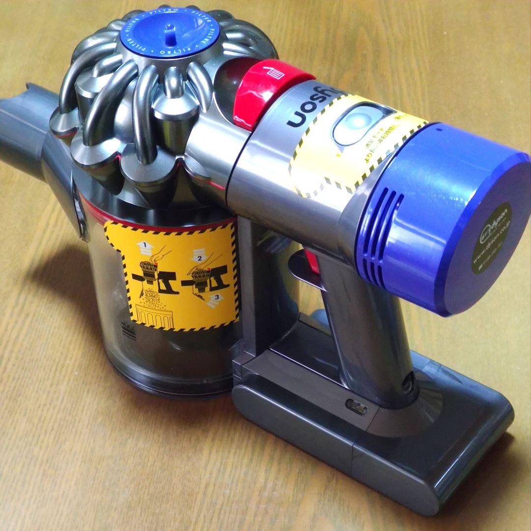 ダイソンV8 SV10掃除機 完全分解清掃済み 動作品 純正バッテリー２つセット