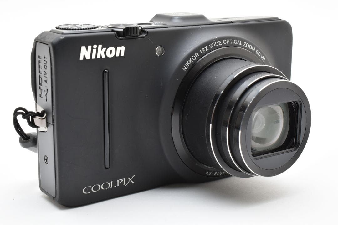 【極美品】Nikon COOLPIX S9300 ブラック　動作確認済