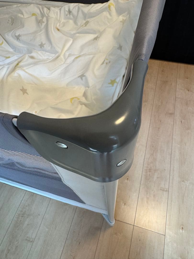 Aprica アップリカ ベビーベッド ココネルエアー AB グレーベアー