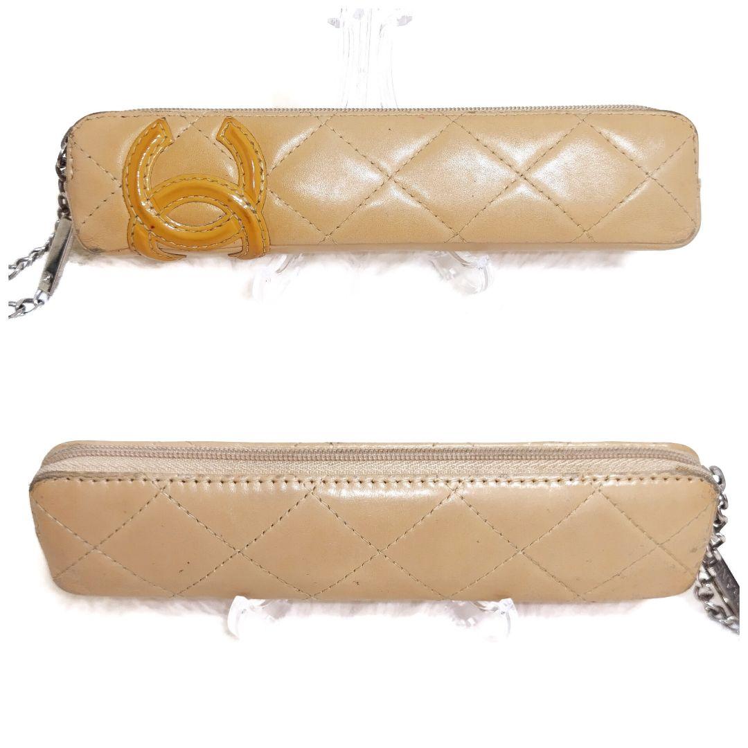 シャネル CHANEL ペンケース 筆箱 ココマーク レザー