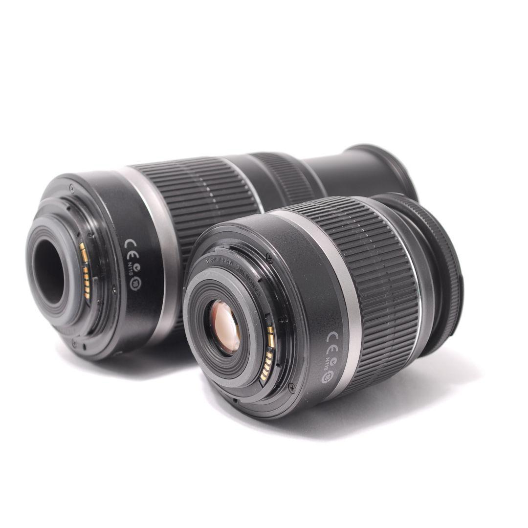 ❤即購入1000円OFF❤ キャノン Kiss X10 手ブレ補正 ダブルレンズ