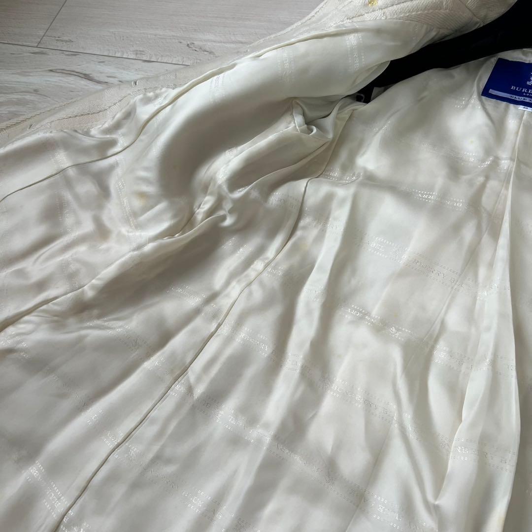 BURBERRY BLUE LABEL ロングコート　シャドーチェック　Aライン