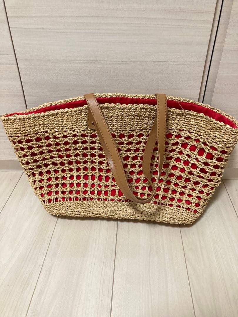 美品　TORY BURCH トリーバーチ　カゴバッグ　トートバッグ