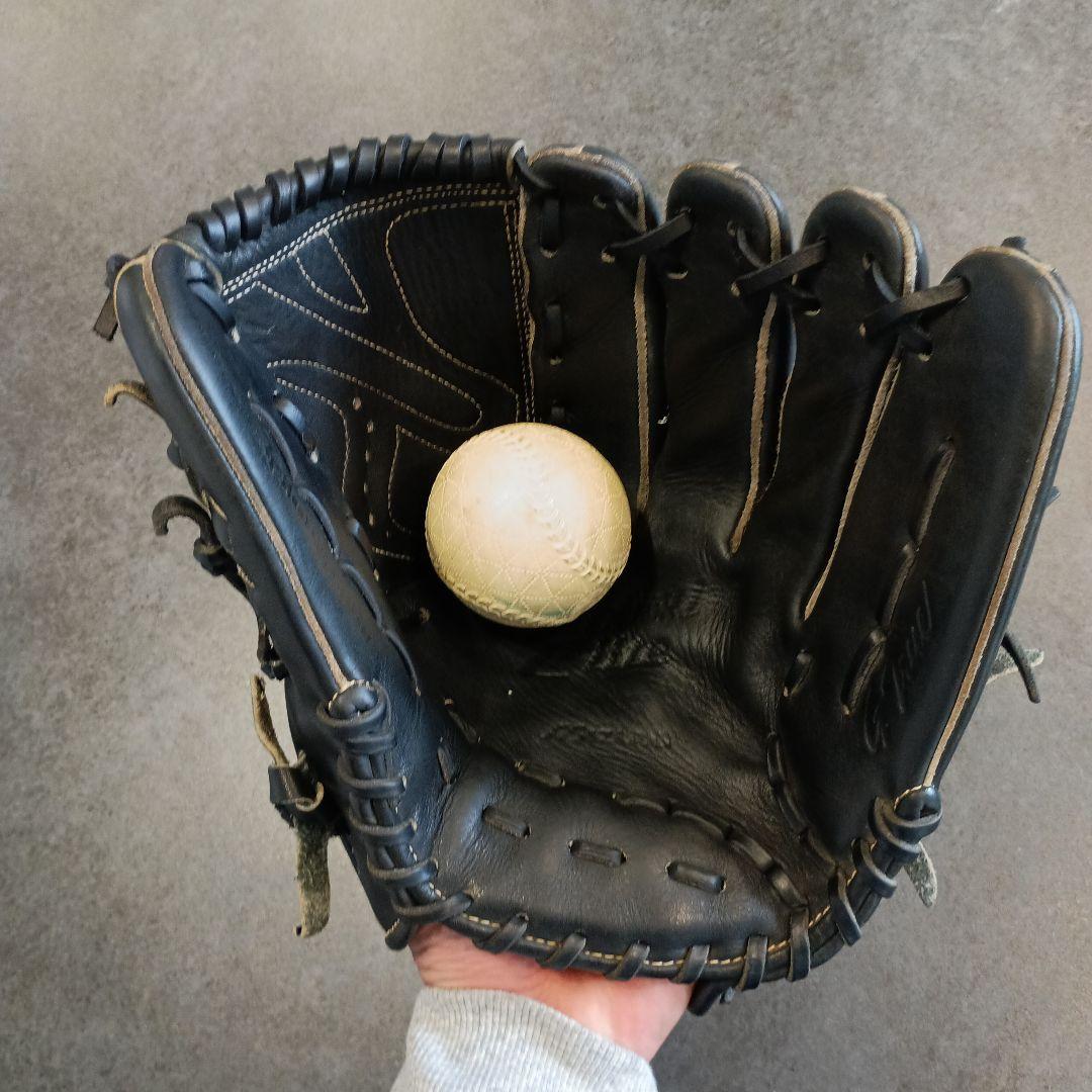 Mizuno グローバルエリート　軟式用グローブ ブラック　袋付