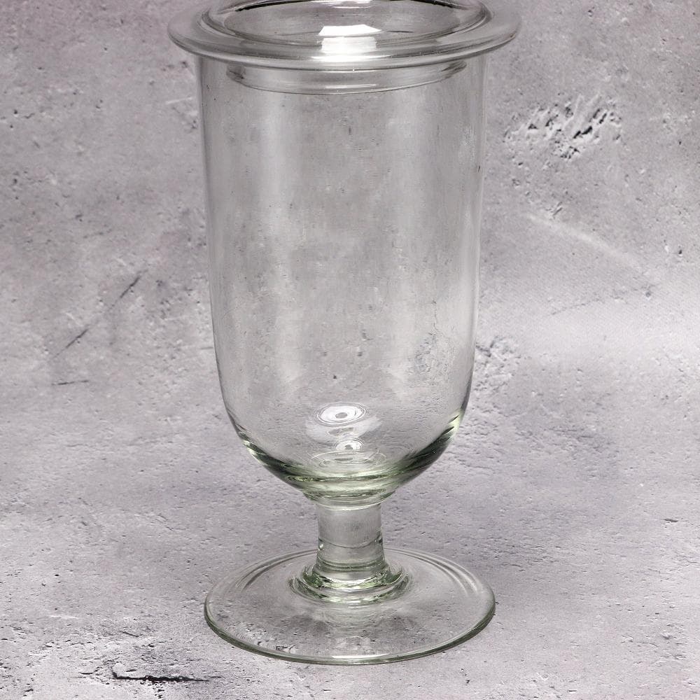 092C 剣先瓶 標本瓶 ガラスポット ウラン 古道具 アンティーク 高さ33㎝