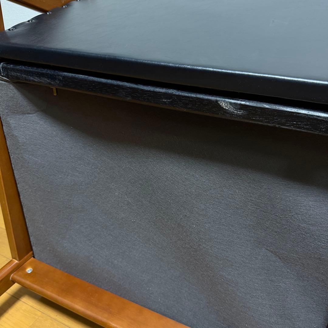 カリモク６０　Kチェア　２シーター　karimoku　レザー　ブラック　２人掛け