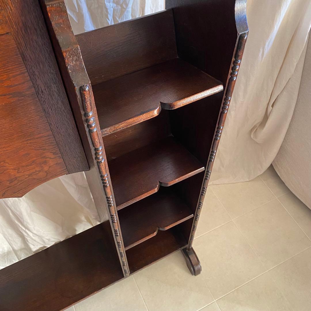 英国　イギリス家具　アンティーク　ライティングビューロー　ブックデスク　北欧　机