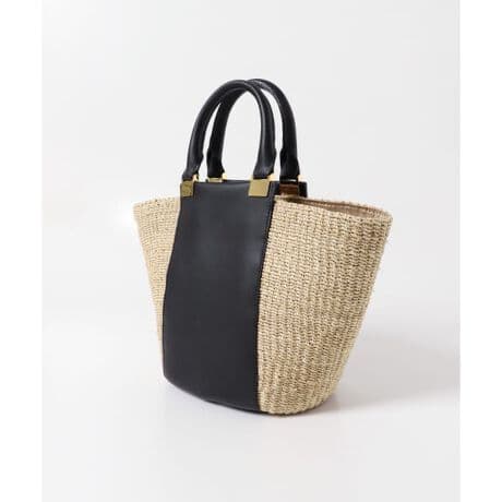 新品！VIOLAd’ORO　アバカレザー切替バッグ