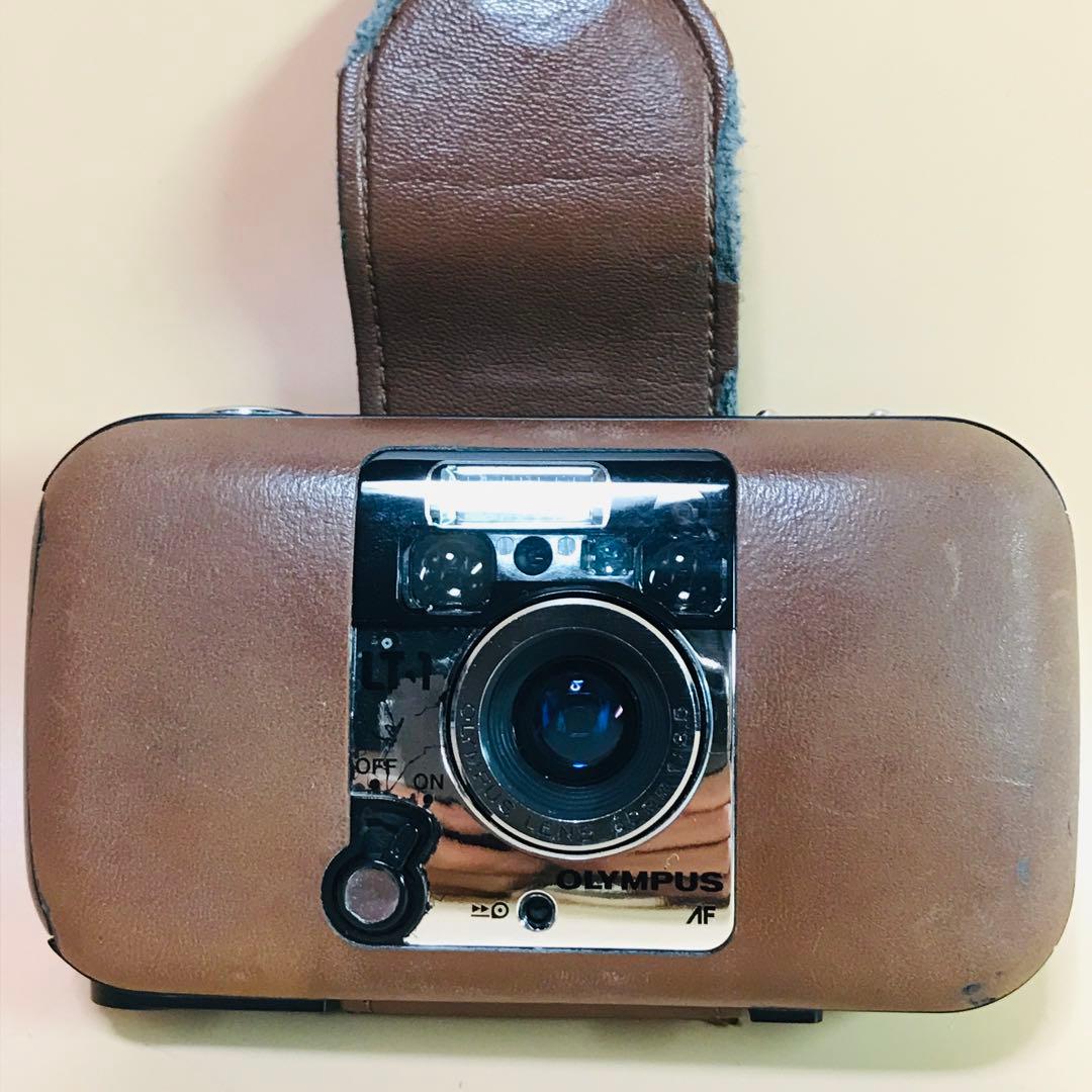 完動品 OLYMPUS LT-1 ＋電池 オリンパス ブラウン フィルムカメラ