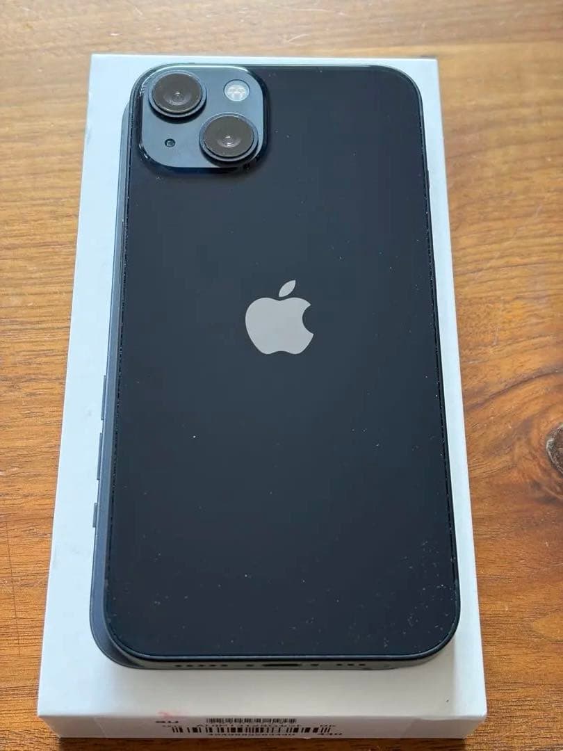 美品iPhone 13 ミッドナイト 128GB SIMフリー 箱あり・禁煙環境