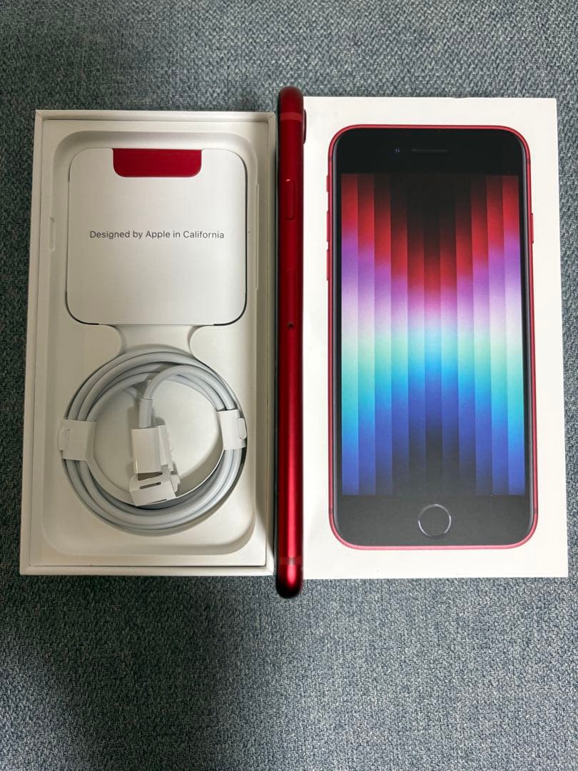 iPhone SE 第3世代64GB PRODUCT(RED) 美品付属品完備
